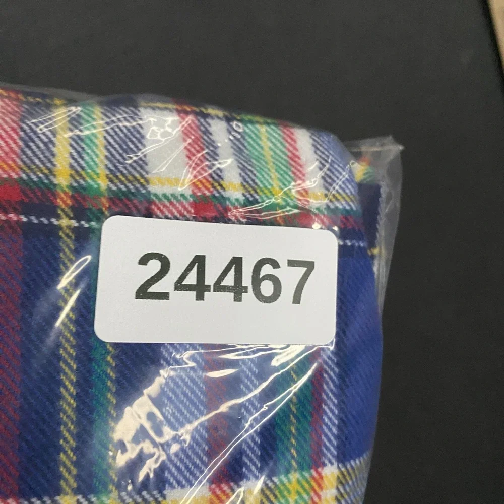 Polo Ralph Lauren Classic Fit Brushed Flannel Shirt Men Large Blue Pony Button
